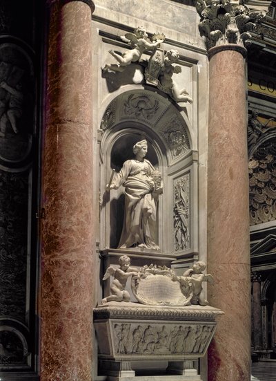 Sepulchre of Matilda the Great Countess (1046-1115), 1633 by Gian Lorenzo Bernini